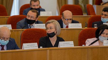 Заседание Законодательного Собрания Оренбургской области